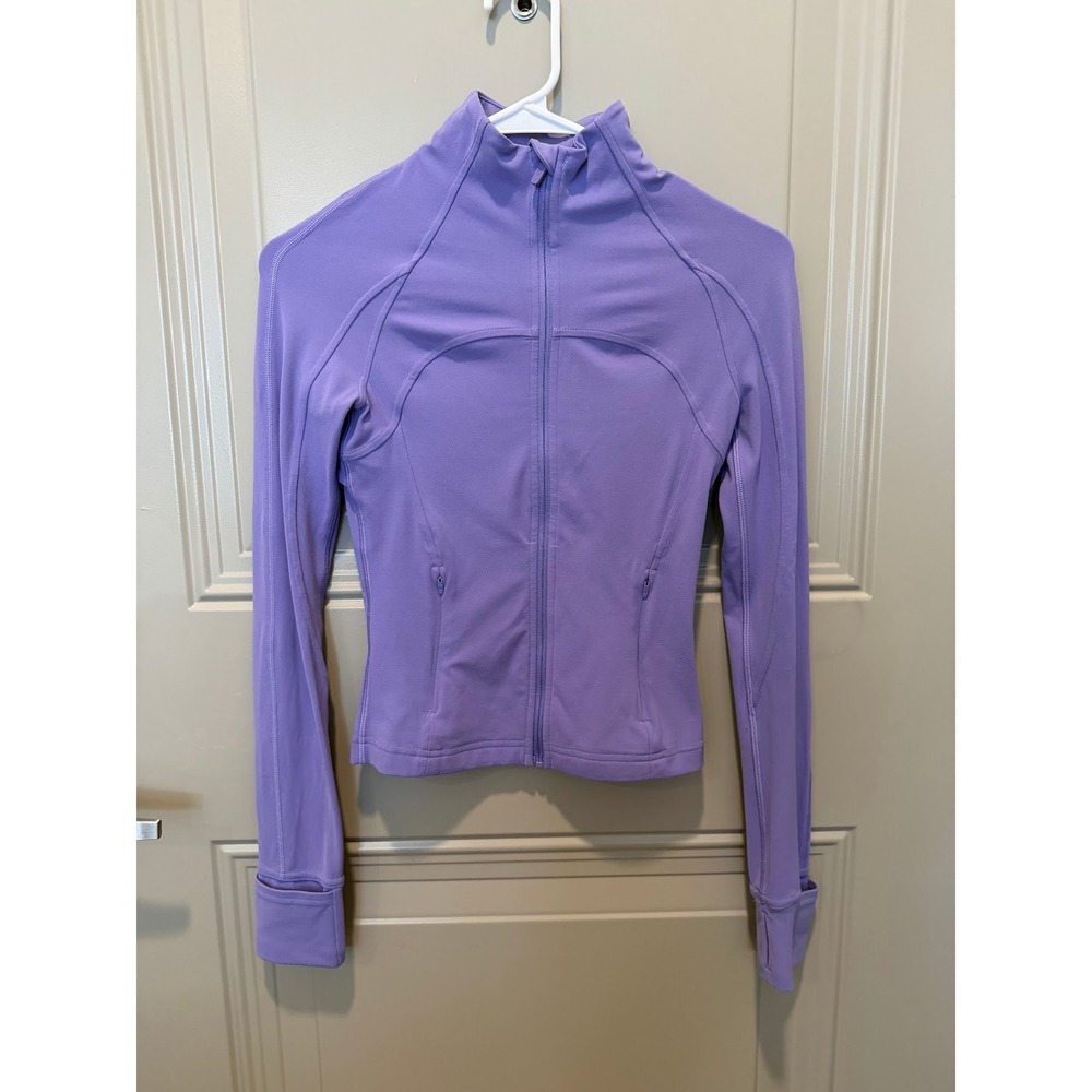 Lululemon Cropped Define Jacket Size 2 Lavender Purple